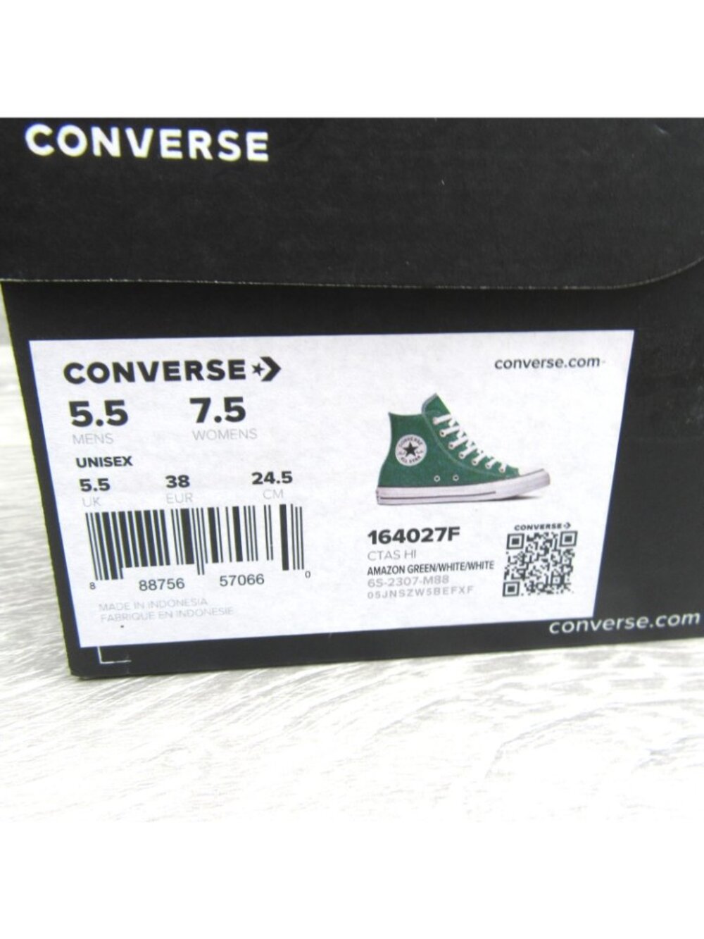 Converse Chuck Taylor All Star HI Green Womens Size 7.5 Sneakers NEW - Picture 13 of 13